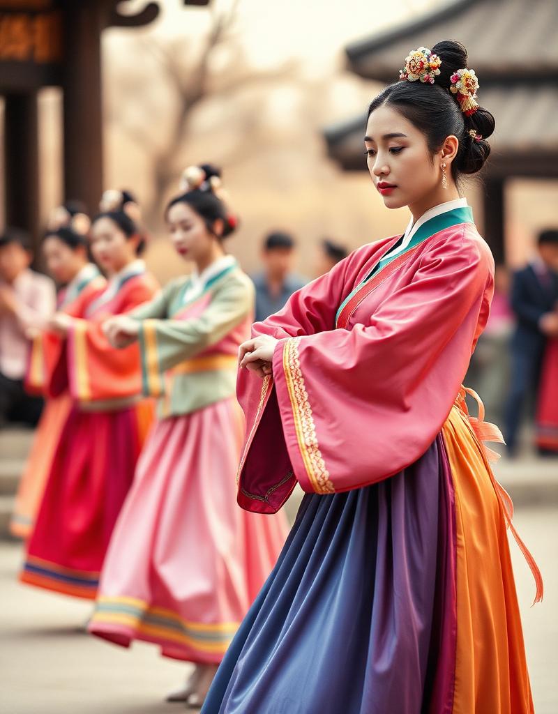 궁중무용(宮中舞踊) 공연 이미지